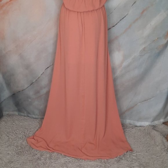 SMYM Heather Rustic Mauve Maxi Dress - Picture 6 of 8